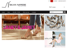 Tablet Screenshot of naresecalzature.com